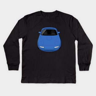 MX-5  Miata Roadster NA 1st gen 1990-1997 - Blue Kids Long Sleeve T-Shirt